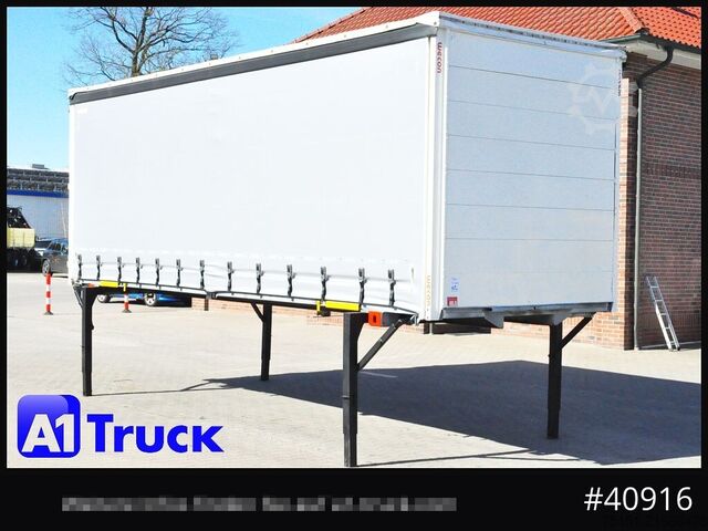 Εναλλάξιμο αμάξωμα με επίπεδη πλατφόρμα και μουσαμά WECON WPR 745, verzinkt, 2520  innen, Code XL, neue Plane