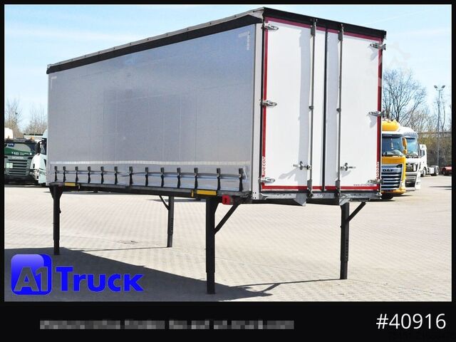 Εναλλάξιμο αμάξωμα με επίπεδη πλατφόρμα και μουσαμά WECON WPR 745, verzinkt, 2520  innen, Code XL, neue Plane