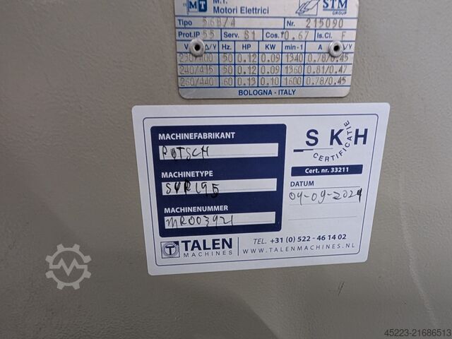 Verticale platenzaagmachine Putsch SVP145