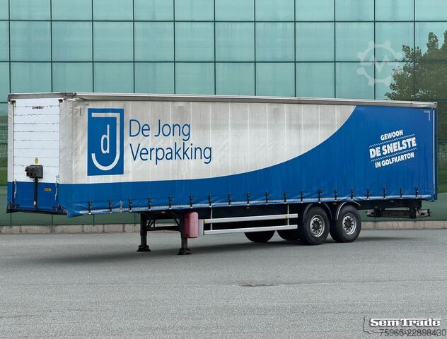Semi-reboque aberto com lona SAMRO SR233 2-AXLE CURTAINS LIFT AXLE DISC BRAKES HOLL