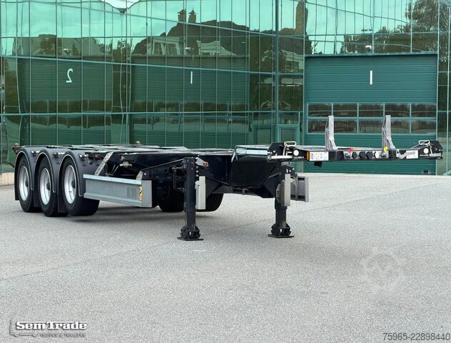 Semi-reboque porta-carroçaria amovível D-TEC PORTMASTER VCC-01 FRONT + BACK SLIDER 20, 30, 40