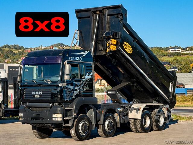 Camião basculante MAN TGA 41.430 * Kipper * 8x8 * TOPZUSTAND