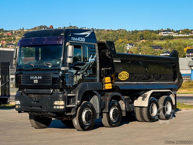 Camião basculante MAN TGA 41.430 * Kipper * 8x8 * TOPZUSTAND