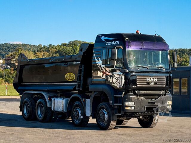 Camião basculante MAN TGA 41.430 * Kipper * 8x8 * TOPZUSTAND