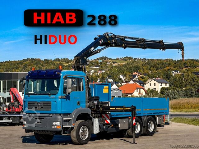 Truck mounted crane MAN TGA 26.390 * PRITSCHE 5,50 m * 6x4 * KRAN/ FUNK!