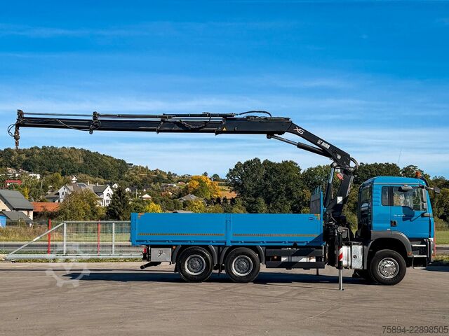 Truck mounted crane MAN TGA 26.390 * PRITSCHE 5,50 m * 6x4 * KRAN/ FUNK!