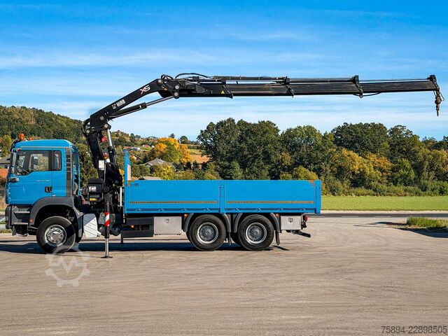 Truck mounted crane MAN TGA 26.390 * PRITSCHE 5,50 m * 6x4 * KRAN/ FUNK!