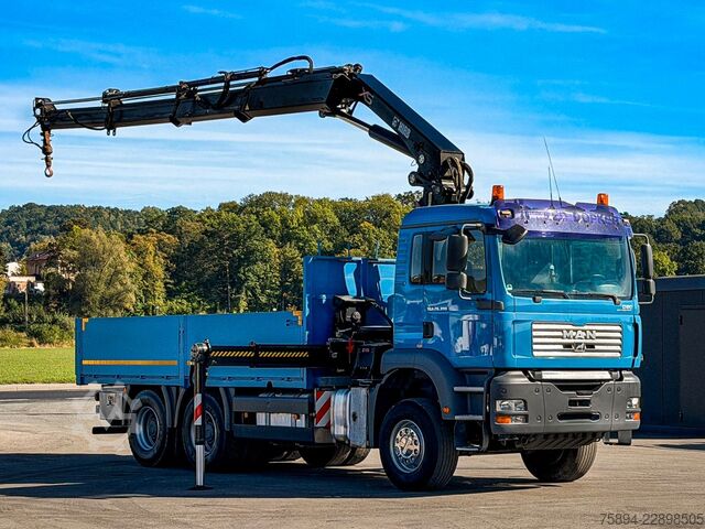 Truck mounted crane MAN TGA 26.390 * PRITSCHE 5,50 m * 6x4 * KRAN/ FUNK!