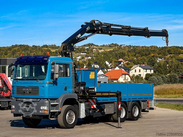 Truck mounted crane MAN TGA 26.390 * PRITSCHE 5,50 m * 6x4 * KRAN/ FUNK!