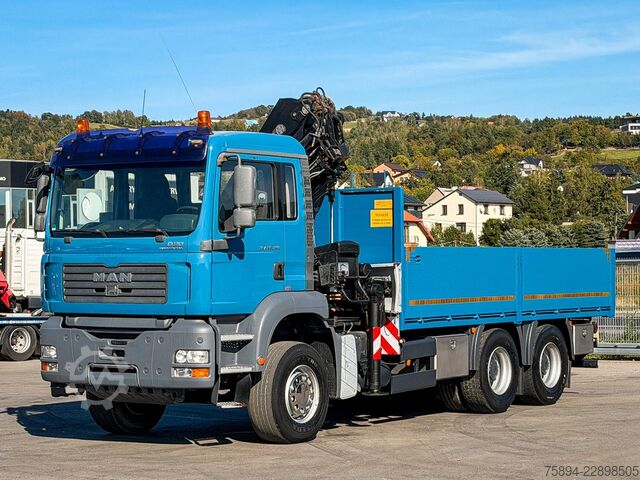 Truck mounted crane MAN TGA 26.390 * PRITSCHE 5,50 m * 6x4 * KRAN/ FUNK!