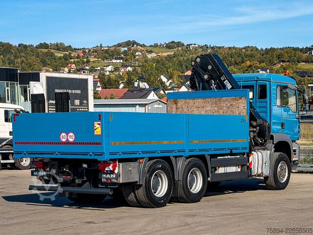 Truck mounted crane MAN TGA 26.390 * PRITSCHE 5,50 m * 6x4 * KRAN/ FUNK!
