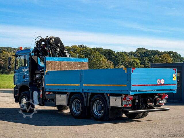 Truck mounted crane MAN TGA 26.390 * PRITSCHE 5,50 m * 6x4 * KRAN/ FUNK!