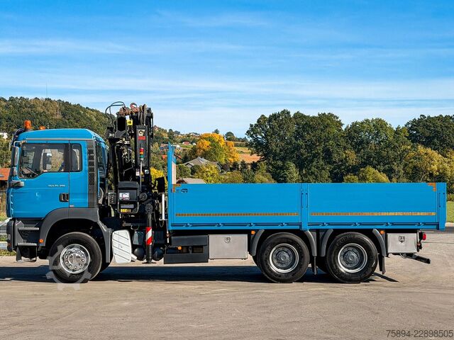 Truck mounted crane MAN TGA 26.390 * PRITSCHE 5,50 m * 6x4 * KRAN/ FUNK!