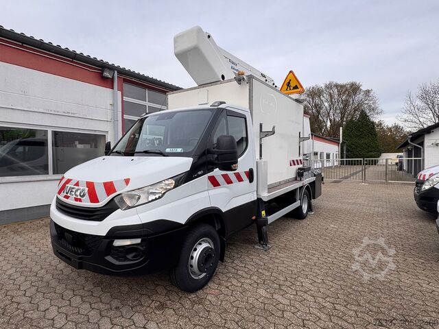Truck with aerial work platform Iveco Daily 70C18 Steiger France Elevateur 172