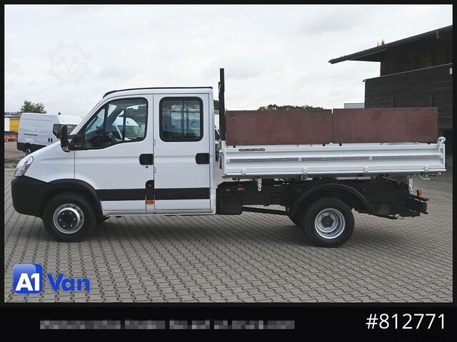 Kiepwagen bestelauto IVECO Daily 65C15 Doka Kipper, AHK, Meiller, 7-Sitzer