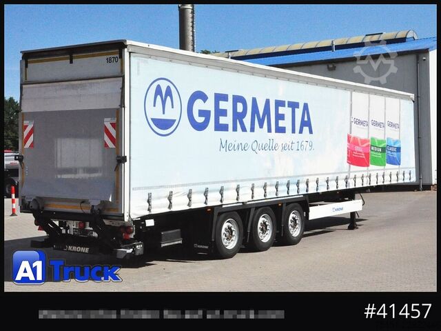 Open oplegger met zeil KRONE SD, Getränke, Safe Curtain, LBW, VDI 2700