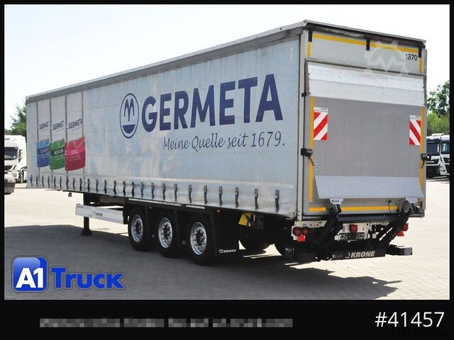 Open oplegger met zeil KRONE SD, Getränke, Safe Curtain, LBW, VDI 2700