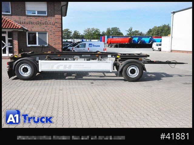 Afzetcontainer-aanhangwagen Hüffermann HSA 1870  LS, Luft, BPW, Scheibenbremse