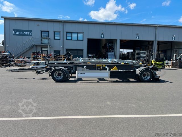 Prikolica sa kiper sistemom (roll-off prikolica) WIELTON PS-2H/M3 Schlittenanhänger Abrollcontainer