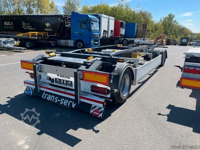 Prikolica sa kiper sistemom (roll-off prikolica) WIELTON PS-2H/M3 Schlittenanhänger Abrollcontainer