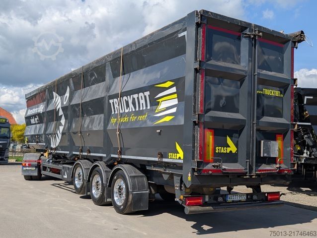 Kipper Auflieger STAS HardoX Stahl 86 m³, Liftachse, ALCOA, MIETEN?