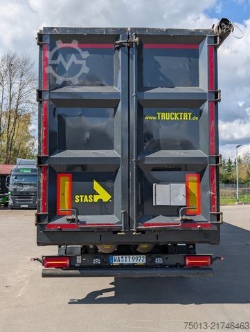 Kipper Auflieger STAS HardoX Stahl 86 m³, Liftachse, ALCOA, MIETEN?