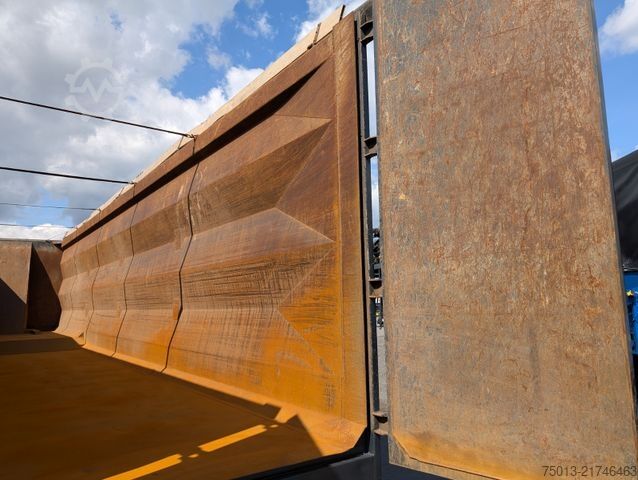 Kipper Auflieger STAS HardoX Stahl 86 m³, Liftachse, ALCOA, MIETEN?