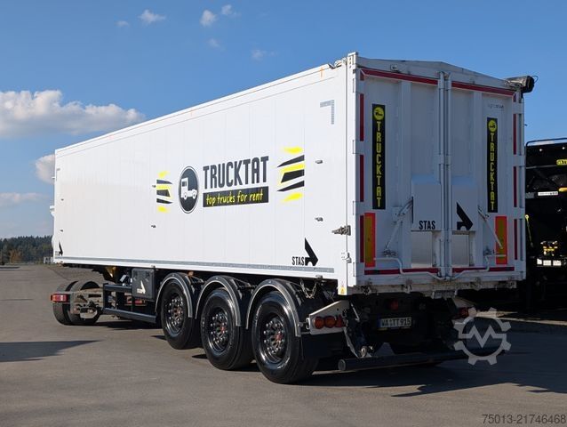 Kiperska poluprikolica STAS Alu 52 cbm GMP, Kombitüren, MIETE?