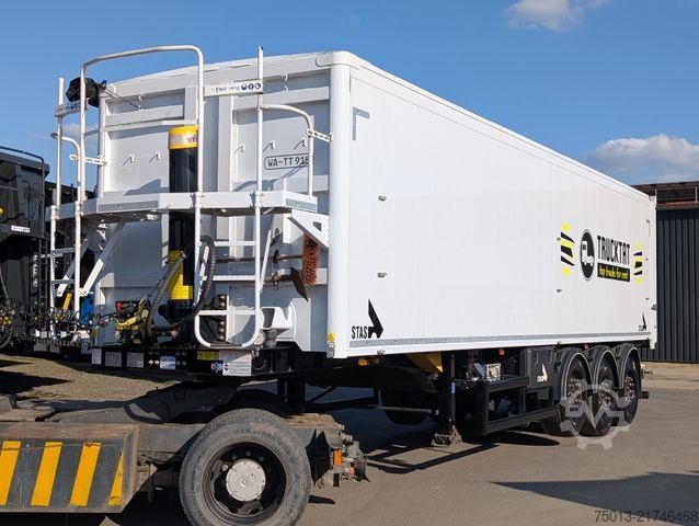 Kiperska poluprikolica STAS Alu 52 cbm GMP, Kombitüren, MIETE?