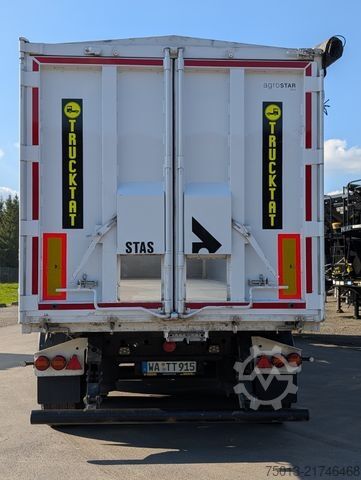 Kiperska poluprikolica STAS Alu 52 cbm GMP, Kombitüren, MIETE?