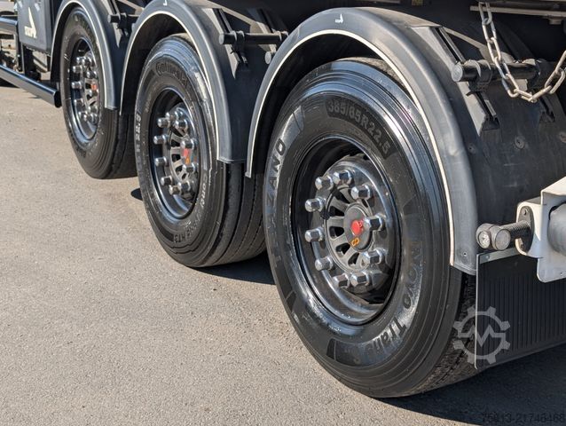 Kiperska poluprikolica STAS Alu 52 cbm GMP, Kombitüren, MIETE?