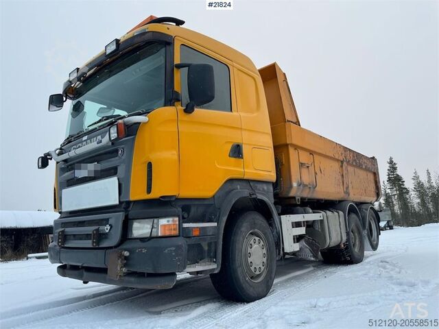 Tipper Scania R500 Tipper Truck, Snow Plow Equipped, with Underb