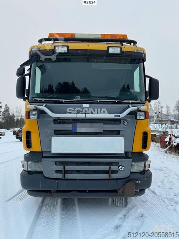 Tipper Scania R500 Tipper Truck, Snow Plow Equipped, with Underb