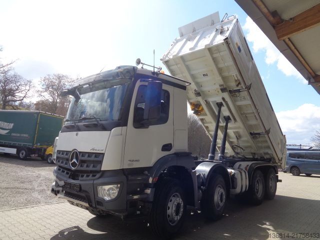 Tippbil MERCEDES-BENZ Arocs 3246 /Blattfederung/Bordmatik/Meiller