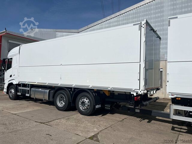 Italautó italáruszállító DAF FAN XF480 Swing-Board-Aufbau für Mitnahmestapler