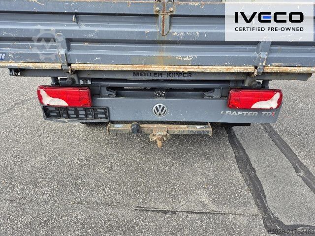 Driezijdige kipper bestelwagen Volkswagen VW Crafter 35 2.0, Meiller 3-Seitenkipper, AHK, Ka