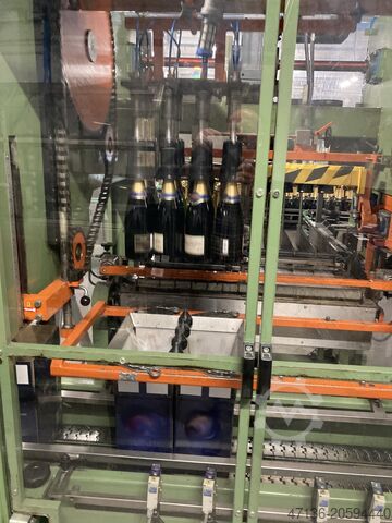 Confezionatrice, dispiegatrice, incollatrice, vino / spumante Bortolin