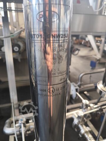 Impianto di filtrazione Pall Automatic mit Steuerung und Pumpe