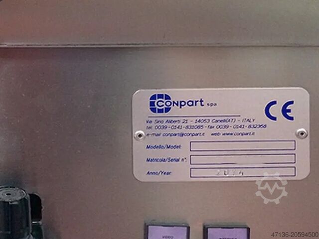 Afvullijn voor PET en glas voor wijn tot ca. 6000 flessen/uur. Eurostar/Conpart 