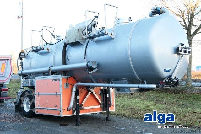 Tanker semitrailer Saug Truck XXL 18,Kanalreiniger,Pumpe,Alu-Felgen
