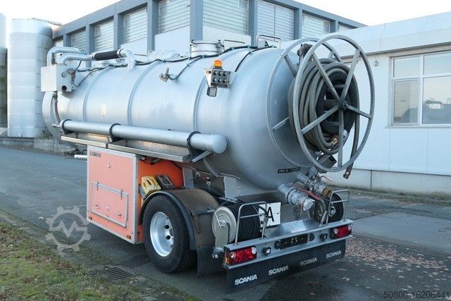 Tanker semitrailer Saug Truck XXL 18,Kanalreiniger,Pumpe,Alu-Felgen