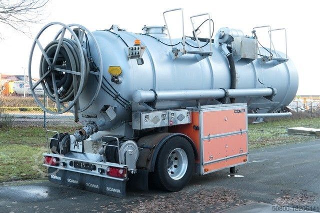 Tanker semitrailer Saug Truck XXL 18,Kanalreiniger,Pumpe,Alu-Felgen