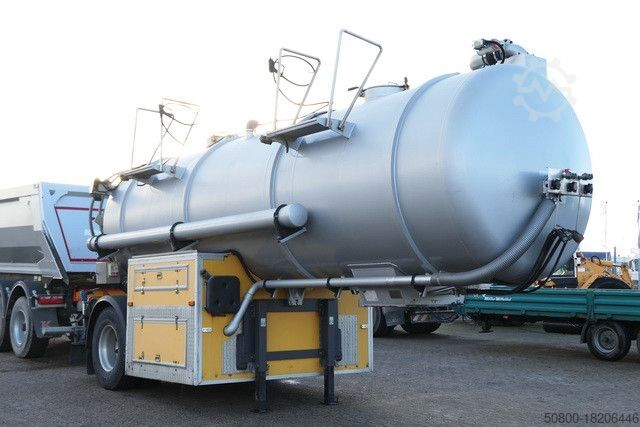 Tanker semitrailer Saug Truck XXL 18,Kanalreiniger,Pumpe,Alu-Felgen