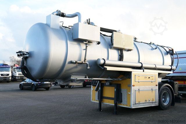 Tanker semitrailer Saug Truck XXL 18,Kanalreiniger,Pumpe,Alu-Felgen