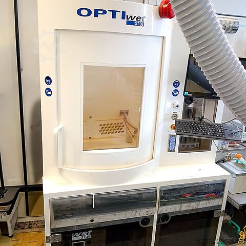 Wafer natbehandelingsinstallatie Robotechnik Europe OPTIwet ST30