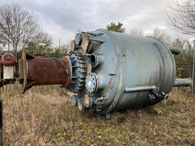 10.000 liter De Dietrich Model CE10000 verticale glasgeëmailleerde reactor DE DIETRICH CE10000