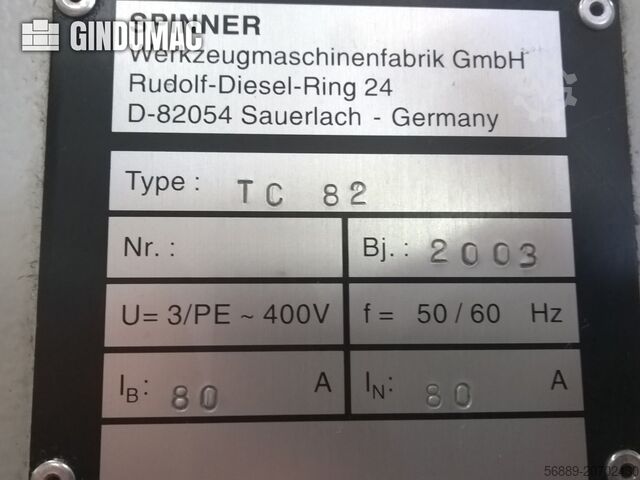 Tornio orizzontale SPINNER JCL-75/1000-TC 82