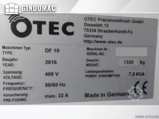 Verktygsmaskiner OTEC DF10
