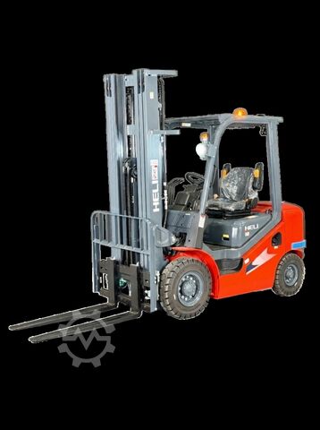 Carrello elevatore anteriore diesel Heli CPCD35-H3-Diesel 3,5t 5,4m Triplex KUBOTA Garantie