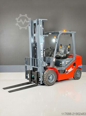Carrello elevatore anteriore diesel Heli CPCD30-H3 - Diesel - 3t 6m Triplex KUBOTA Garantie